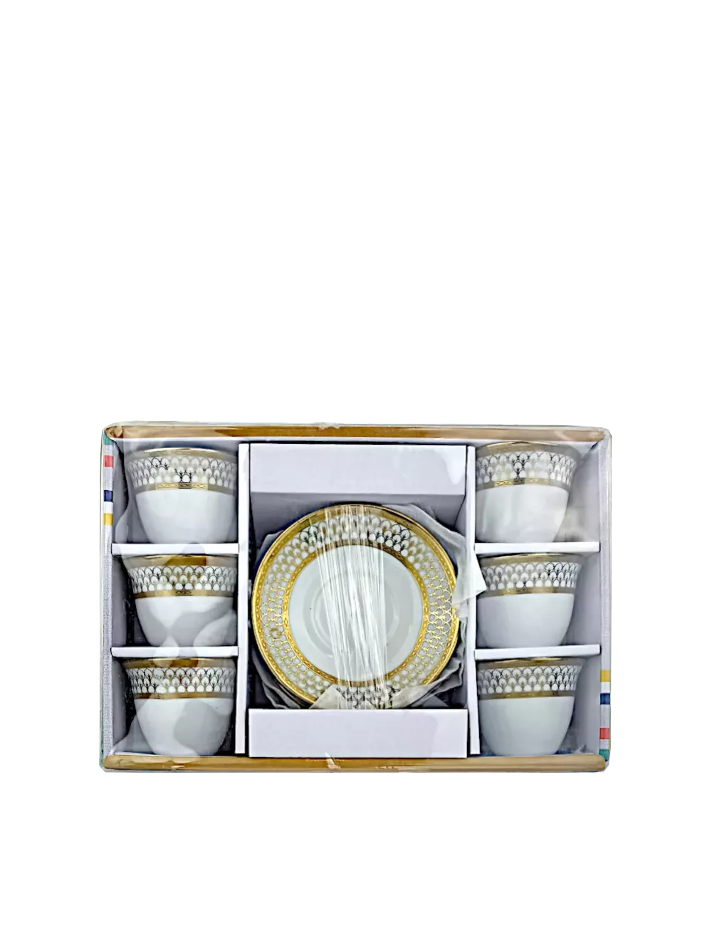 12 Cup & Saucer Gold Set