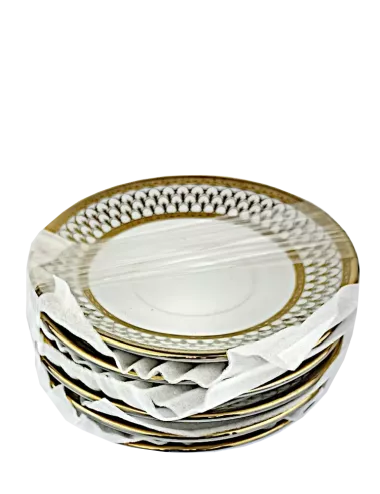 12 Cup & Saucer Gold Set